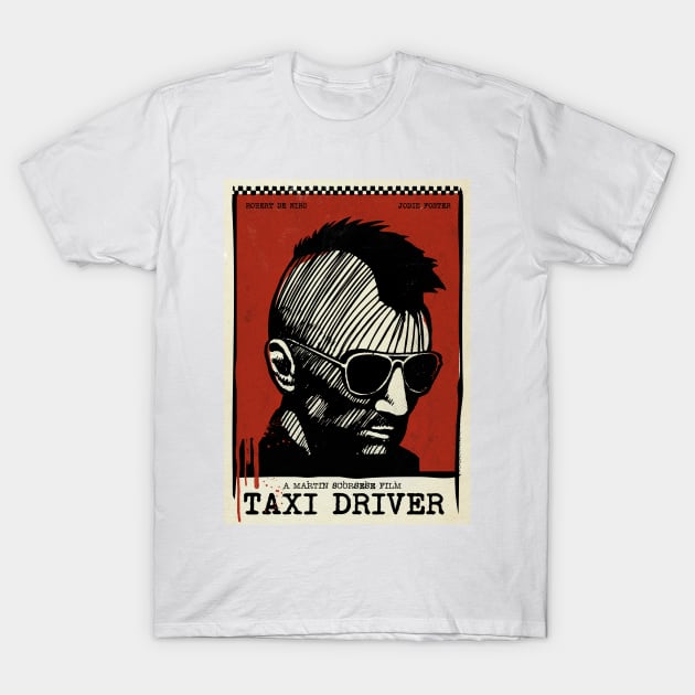 Taxi driver movie art inspired T-Shirt by 2ToastDesign